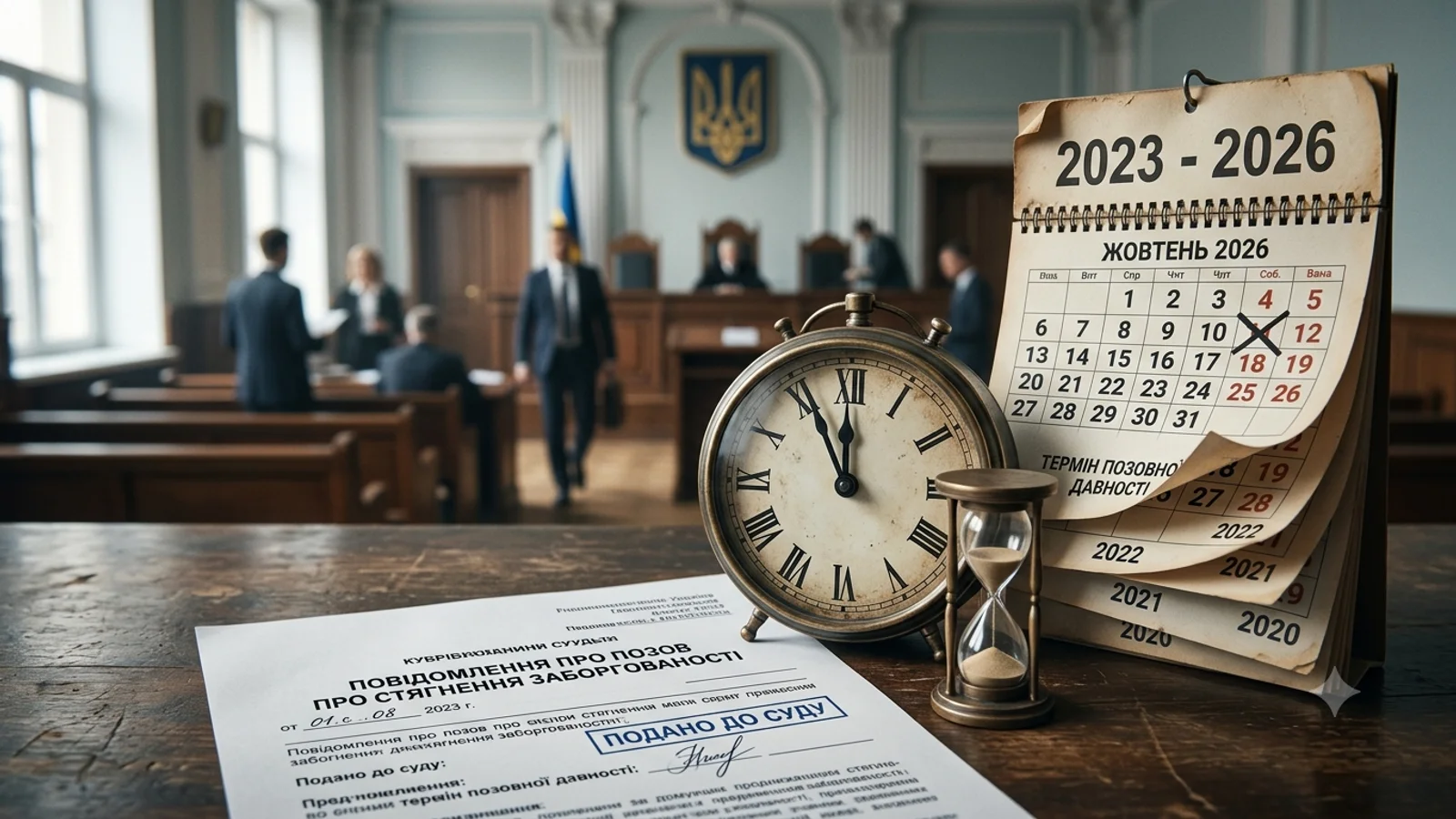 Строки позовної давності: як їх рахувати після ковіду й воєнного стану